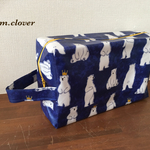 おむつポーチ★シロクマ王子★ブルー