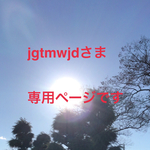jgtmwjd様専用ページとなります。