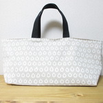 再入荷　横長トート　＊しずく・白＊