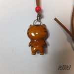 ツヤツヤ可愛い・茶トラネコのペンダント