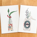 ポストカード　みりんとビール　2点セット