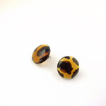 レオパードカボションピアス/イヤリング