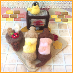 ぬくぬく ダックス ストーブ編 ☆羊毛フェルト
