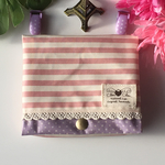 移動ポケット ラミネート ボーダードット PK×LV