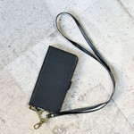 即納可 ほぼ全機種対応！牛革スマホケース 手帳型 iPhoneSE2 11 Andoroid 本革 ブラック HAK024