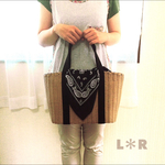 ♡再販♡バンダナのかごバッグ♪受注製作