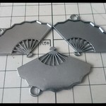 扇の空枠(ブラック)