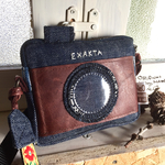 カメラポシェットダークブルーデニム