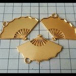 扇の空枠(ゴールド)
