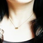 [andy]Necklase,Metal Snake Charm