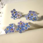 忘れな草のピアス