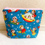 新作 USAコットンブランド マイケルミラーの宇宙レトロ ポーチ