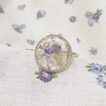 vintage ring 💜かすみ草