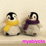 羊毛 マフラーペンギン