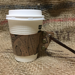 【送料無料】本革のコーヒースリーブ