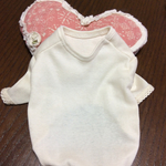 オフホワイト長袖Tシャツ