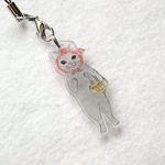 赤ずきんにゃんこストラップ