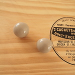 シンプルカボションピアス