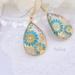 アジアンピアス＊blue＆white＊26