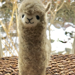 【受注製作】大サイズ・薄茶色のアルパカ