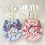 【Rm40】flowers chiffon rosette