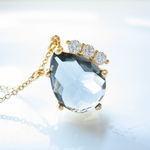[andy]Necklase,Glass Stone 