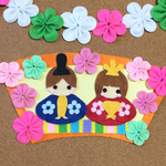 ♡ひなまつり♡壁飾り♡フェルト♡