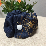 授乳シユシユデニム×刺繍