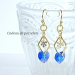 ブルーハートピアス/イヤリング♥