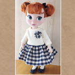 アニメータードールの服★リブニットワンピ★アナ