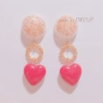 ハートのヴィンテージピアス