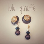 【再販】stcat風ダークBrownピアス**イヤリング