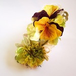 *＊Kazariya*＊Nachu！Natural.。＊パンジーとマムのナチュラルバレッタ＊
