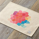 センターブロック ランチョンマット LAMOPPE デザイン TT030 北欧 45×32cm 天然リネン 