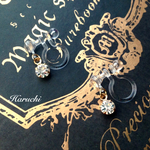 ▼whisper ノンホールピアス 