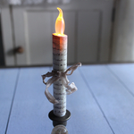 フレンチシックな燭台付きキャンドル(レトロな女の子)