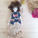 doll charm  ロシア帽のレディ チャーム