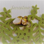 メジロ🐤ブローチ