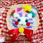 （ミュウシャさんオーダー品)キャンディーのロゼットブローチ♡