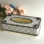 木馬柄ティッシュボックスケース グレー系