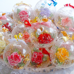 10個☆バルーンにお花が入っちゃいました