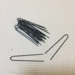 50本 オニピン 5.5cm ヘアアクセサリー ヘアアレンジ パーツ Uピン