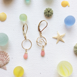 《all goldfilled》mili mili baby pink opal pierce❤︎