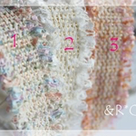 ツイードリボン☆1メートル☆パステルカラー