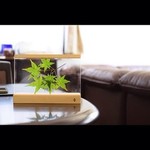 無垢の木で作ったフォトフレーム横タイプ