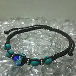 ☆沖縄発☆光るホタルガラスブレスレット