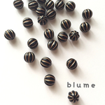 再販4 antique black beads 