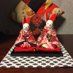 古布親子うさぎ