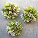 グリーン紫陽花のコサージュセット