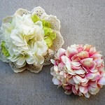 グリーン紫陽花のコサージュセット